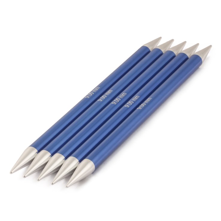 Lana Grossa Набор чулочных спиц, алюминий Rainbow № 9,0/20см