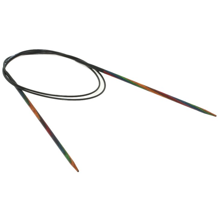Lana Grossa Круговые спицы Design-Holz Multicolor № 3,0 длина 80 см