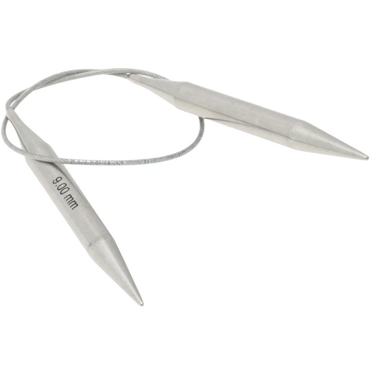 Lana Grossa Круговые спицы из нержавеющей стали 9,0/40 см
