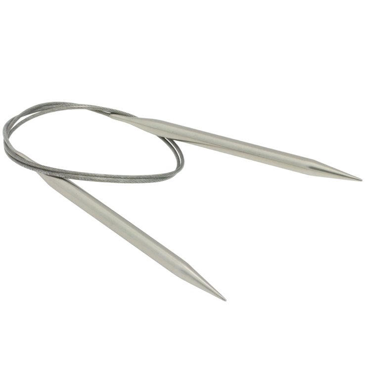 Lana Grossa Круговые спицы из нержавеющей стали 7,0/80 см