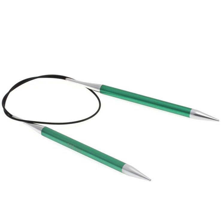 Lana Grossa Круговые спицы алюминий Rainbow № 8,0/60см