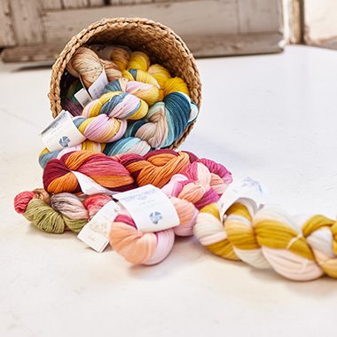 Hand-dyed <br> пряжа