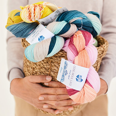 Hand-dyed <br> пряжа