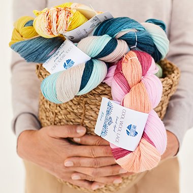 Hand-dyed <br> пряжа