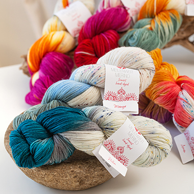 Hand-dyed <br> пряжа