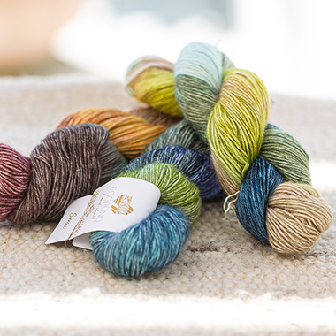 Hand-dyed <br> пряжа