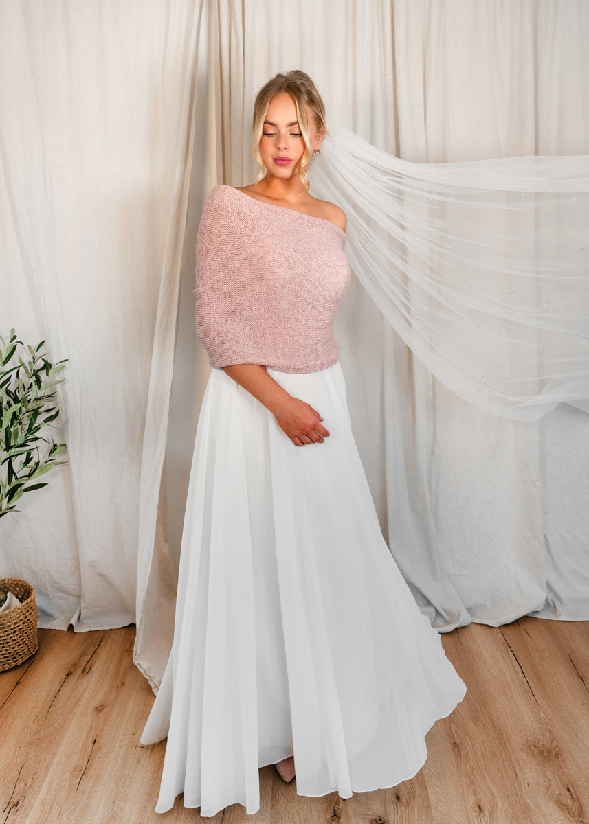 FILATI Studio ШАЛЬ INFINITY Cool Wool Lace & Brillino